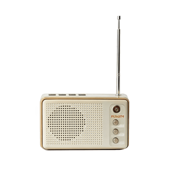 Vintage pocket transistor radio isolated on transparent background png
