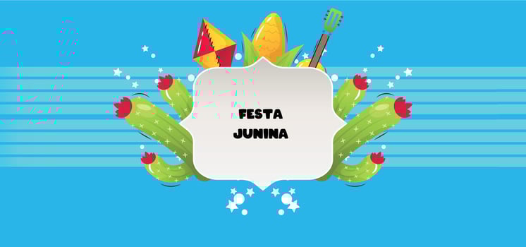 holiday festa junina illustration vector