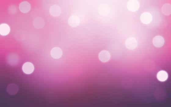 Romantic Pink Bokeh Light Background Soft and dreamy blur circles in a magenta and violet gradient. Backgrounds decoration vector