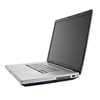 Modern laptop computer isolated on transparent background png