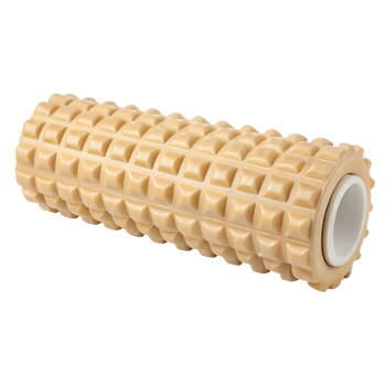Foam massage roller isolated on transparent background for fitness and recovery png
