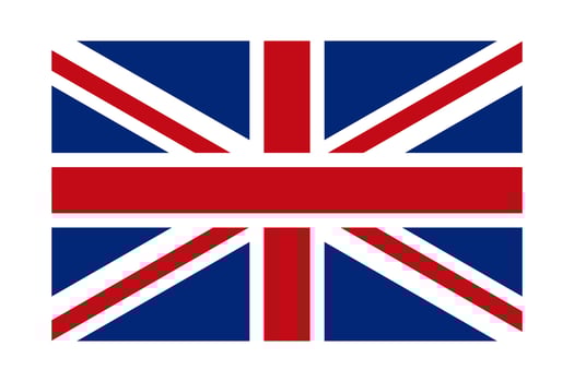 United Kingdom national flag. British Union Jack icon. illustration of UK official flag symbol for travel, identity, politics, language, education, and cultural representation. vector