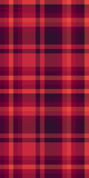 Vibrant red and dark maroon plaid pattern. Perfect for textile design, fashion, and autumnal projects. vector
