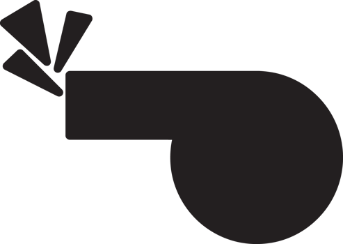 black referee whistle icon png