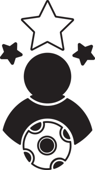 person with a soccer ball png