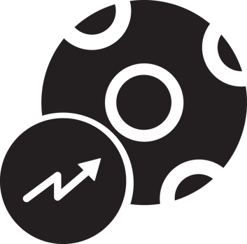 black football ball with progress icon png