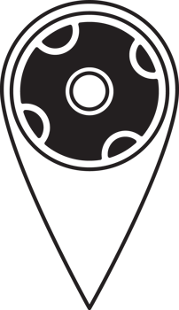 location with football icon png