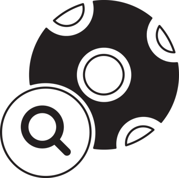 ball with search icon png