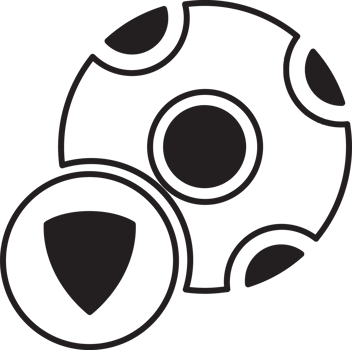 ball with security defense icon png