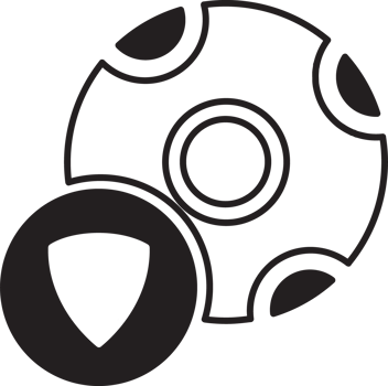 ball with shield defense icon png