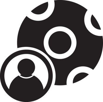 black soccer ball with player icon png