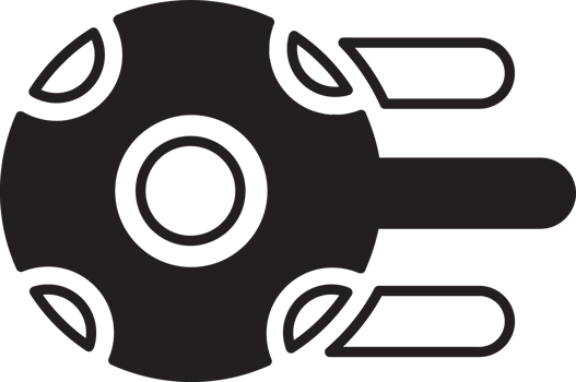 football ball with movement icon png