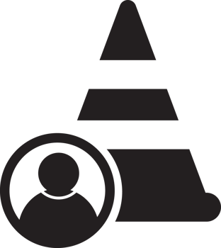 black training cone with player icon png
