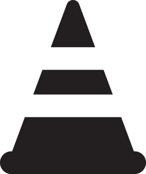 black training cone icon png
