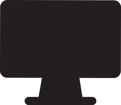 black computer icon png