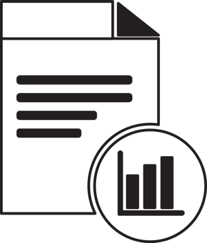 paper with business report icon png