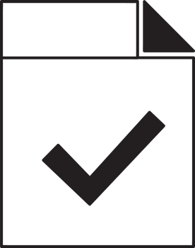 file with checkmark icon png