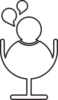 outline people chat podcast icon png