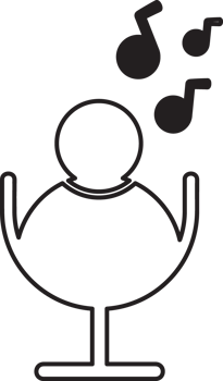 microphone icon with people podcast icon png