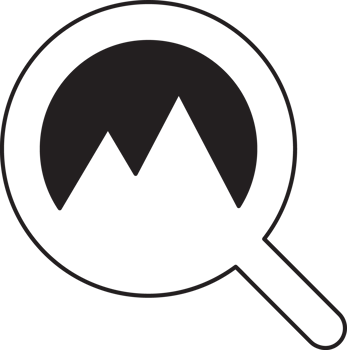search magnifying glass icon with image icon png