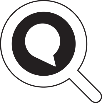 search magnifying glass icon with chat icon png