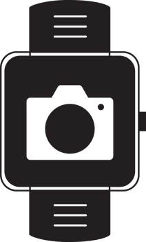 smartwatch with camera icon png