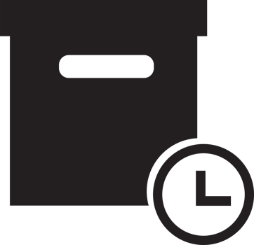 delivery parcel time icon png