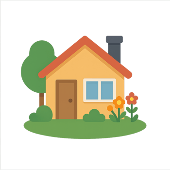 Simple Minimalist House Design with Nature Elements and Colors png