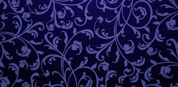 dark blue floral wallpaper with swirls background pattern elements in the style of baroque Scrollwork Textured for Invitations and Stationery, pages fills, Fashionable modern textile material vector