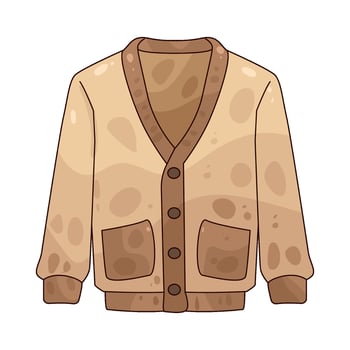 women cardigan illustration vector