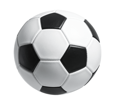a football soccer ball on a transparent background png