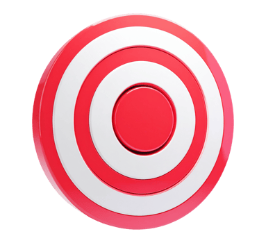 target red and white on transparent background png