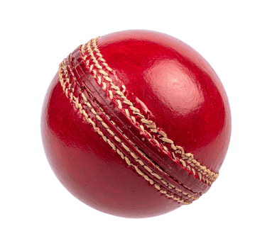 a red cricket ball on a transparent background png