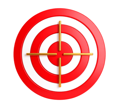 target red and gold on transparent background png