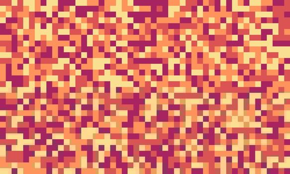 Abstract pixel art background in warm, earthy tones. Perfect for website banners, digital art projects, or textile design. vector