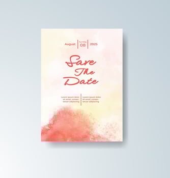 Elegant whimsical bridal shower invitation vector