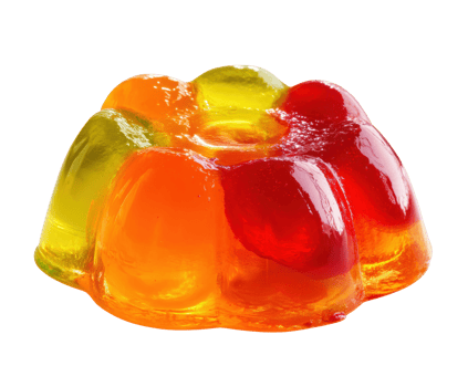 Colorful jelly dessert for parties and celebrations png