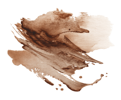 Abstract brown watercolor art for creative design or backgrounds png