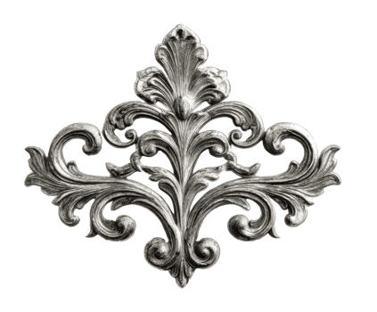 Elegant vintage ornament for home decor and design ideas png