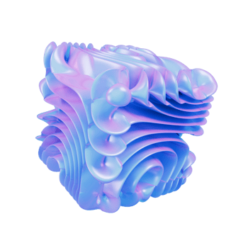 3D abstract cube png