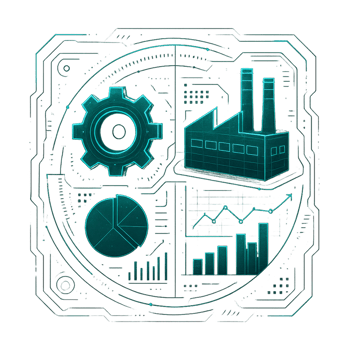Futuristic HUD Interface Design for Industrial Data Visualization png