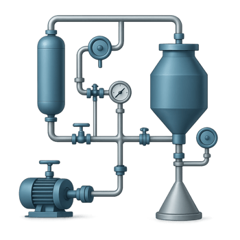 Simple 3D Piping Diagram for Mechanical Engineering Applications png