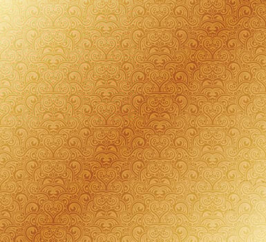 Golden Abstract Ornamental Pattern vector