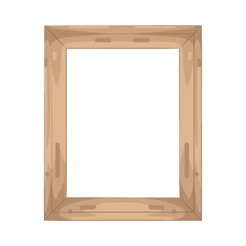 Wooden Picture Frame vector