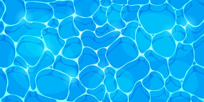 Cartoon pool water seamless pattern background vector