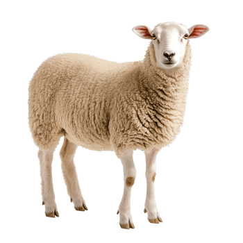 Sheep Goat Isolated at Transparent background png