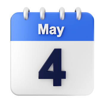 May 4th calendar icon png