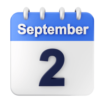 September 2, 2018 calendar icon png