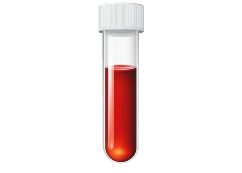 A test tube filled with red liquid sample png