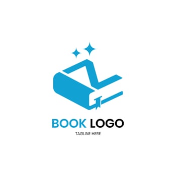 Letter Z minimalist book logo for your brand vector